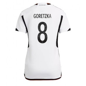 Niemcy Leon Goretzka #8 Koszulka Podstawowych Kobiety MŚ 2022 Krótki Rękaw